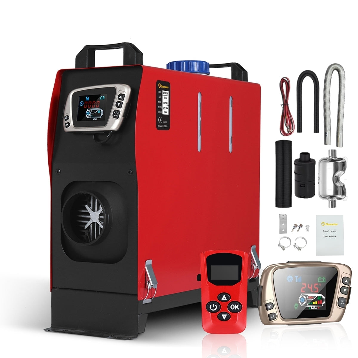 Sunster A2018GL Diesel Heater 8KW 12V, All in One Classic Version