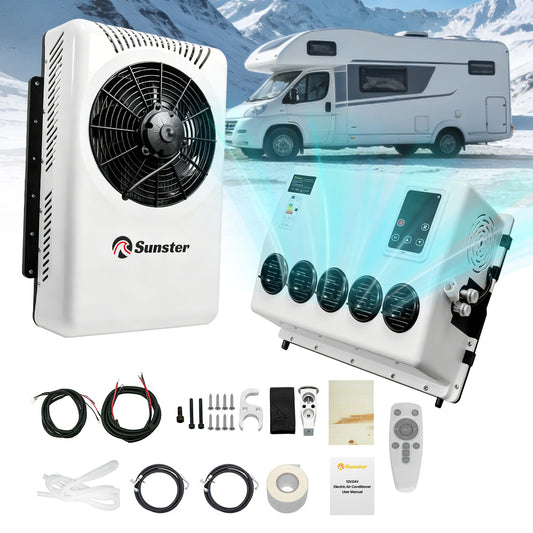 Sunster S-AC3 RV Air Conditioner 12V/24V Efficient Cooling
