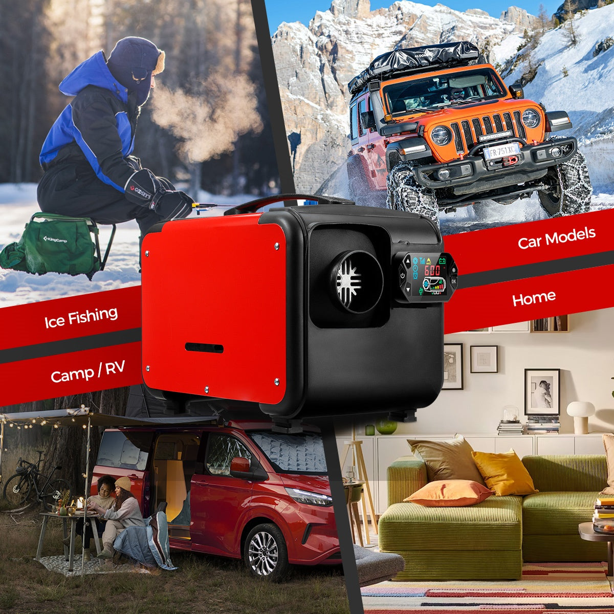 Sunster A2174H Diesel Heater 8KW 12V, All in One Classic Version