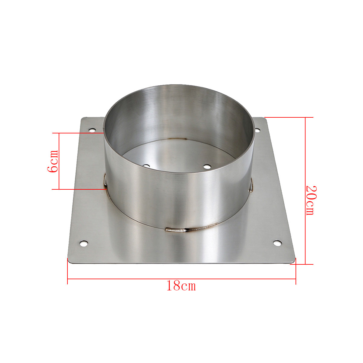 Parking Heater Exhaust Pipe Stainless Steel Car Air Diesel Heater Base Mounting Plate Bracket