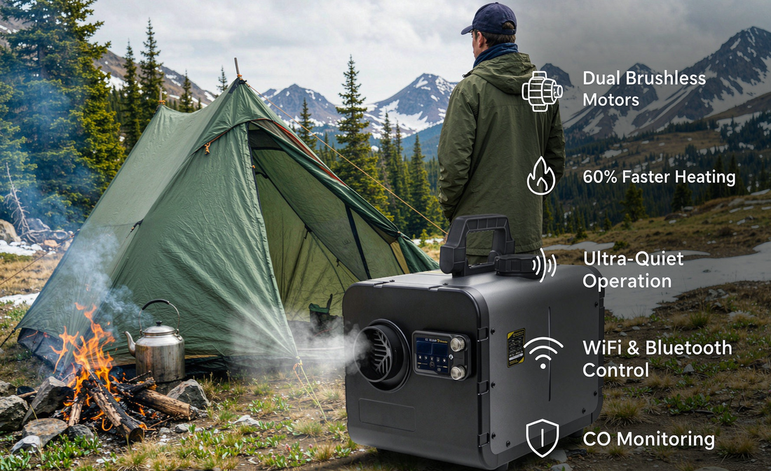 Why "Dual Brushless" Changes Everything: The New Sunster TP BW Diesel Air Heater (2026 Review)