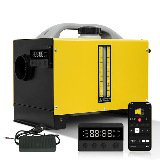 Sunster A2466 Diesel Heater 8KW 12/24V 110-240V, All in One Bluetooth GSM LET-4G/5G Version