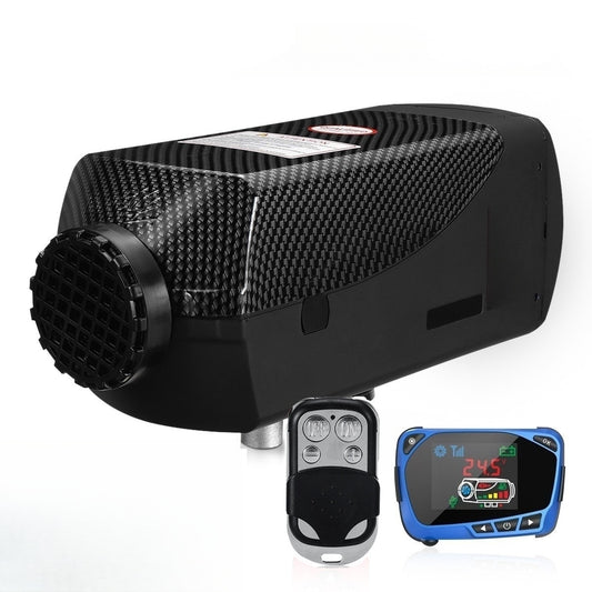 2KW 12V Split Diesel Air Heater Blue LCD Basic Remote For Camper Van