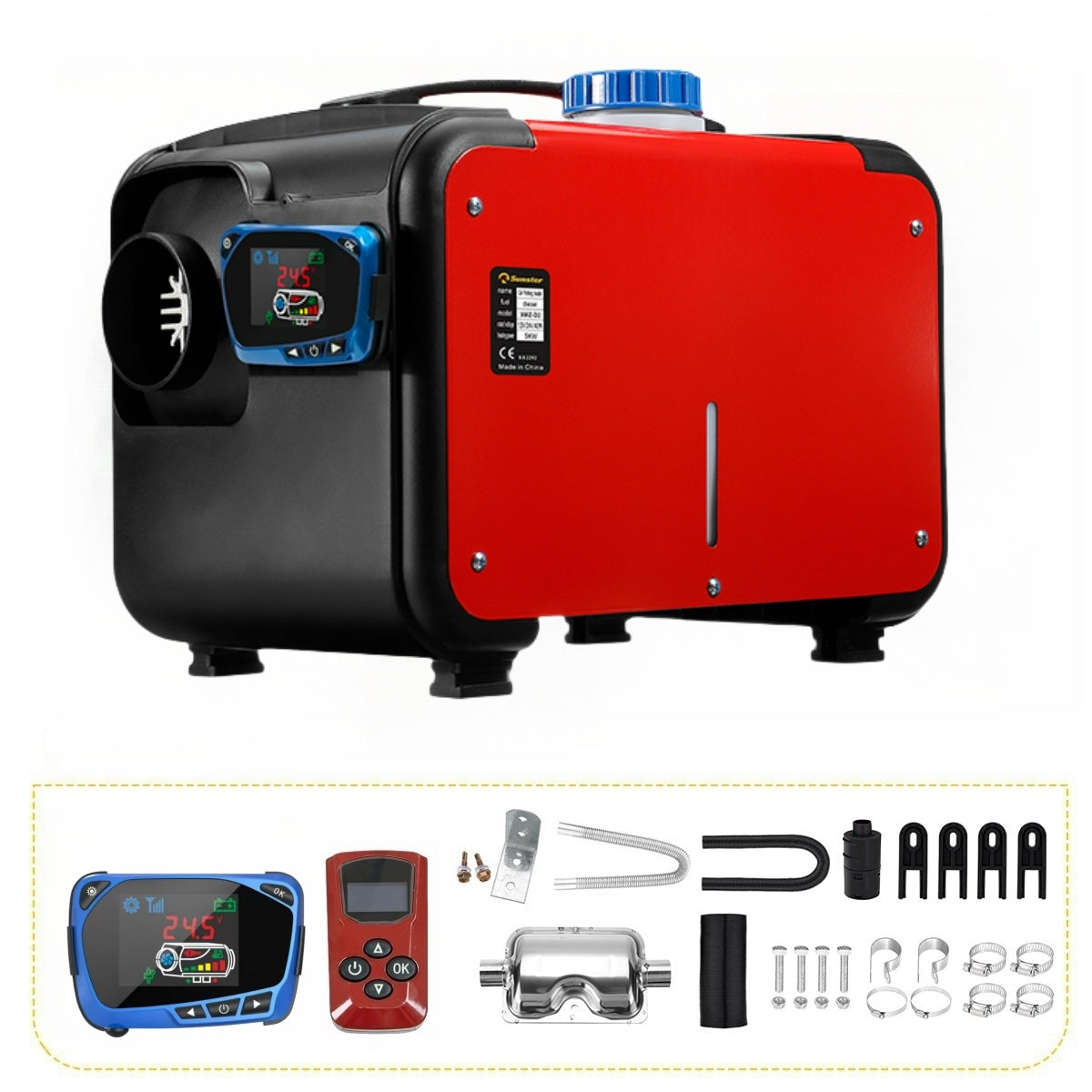 Sunster A2018H Diesel Heater 8KW 12V, All in One Classic Version