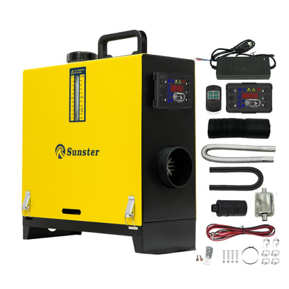 Sunster A2013SL Diesel Heater 8KW 12/24V 110-240V, All in One Classic Version