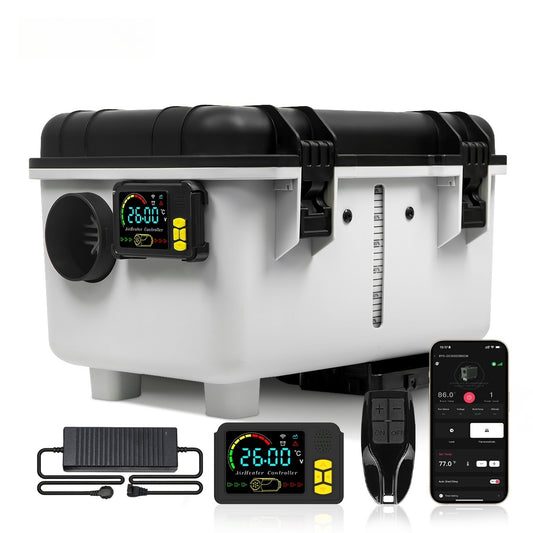 Sunster TB30 Diesel Heater 8KW 12/24V 110-240V, ToolBox Bluetooth Version