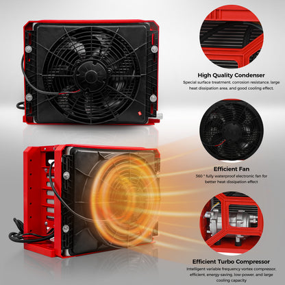 Sunster S-AC1 RV Air Conditioner 12V/24V Efficient Cooling