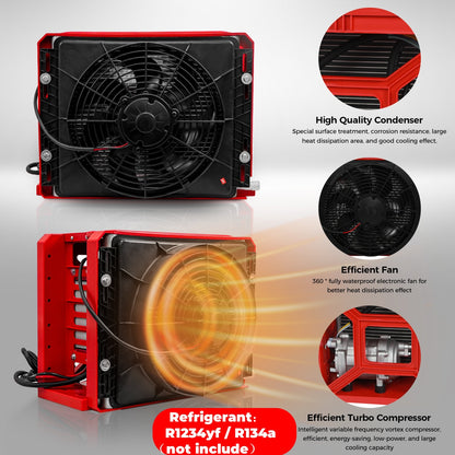 Sunster S-AC2 RV Air Conditioner 12V/24V Efficient Cooling