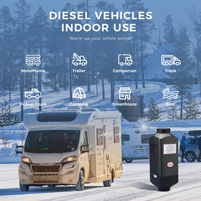Sunster A2018 Diesel Heater 8KW 12V, Traditional Classic Version