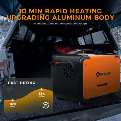Sunster A2013H Diesel Heater 8KW 12/24V, All in One Classic Version