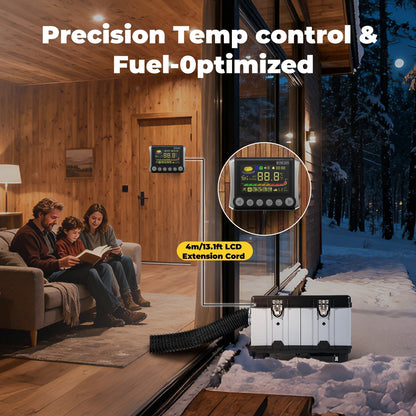 Sunster TB10 8KW WiFi & Bluetooth Diesel Heater – 12V/24V/110-240V ToolBox Parking Heater