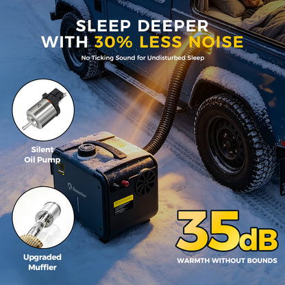 Sunster TP G1 LTE-4G Diesel Heater 8KW 12/24V 110-240V, All-in-One Bluetooth with 2602BLTE Panel