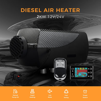 Sunster A2013S Diesel Heater 2KW 12/24V, Traditional Classic Version