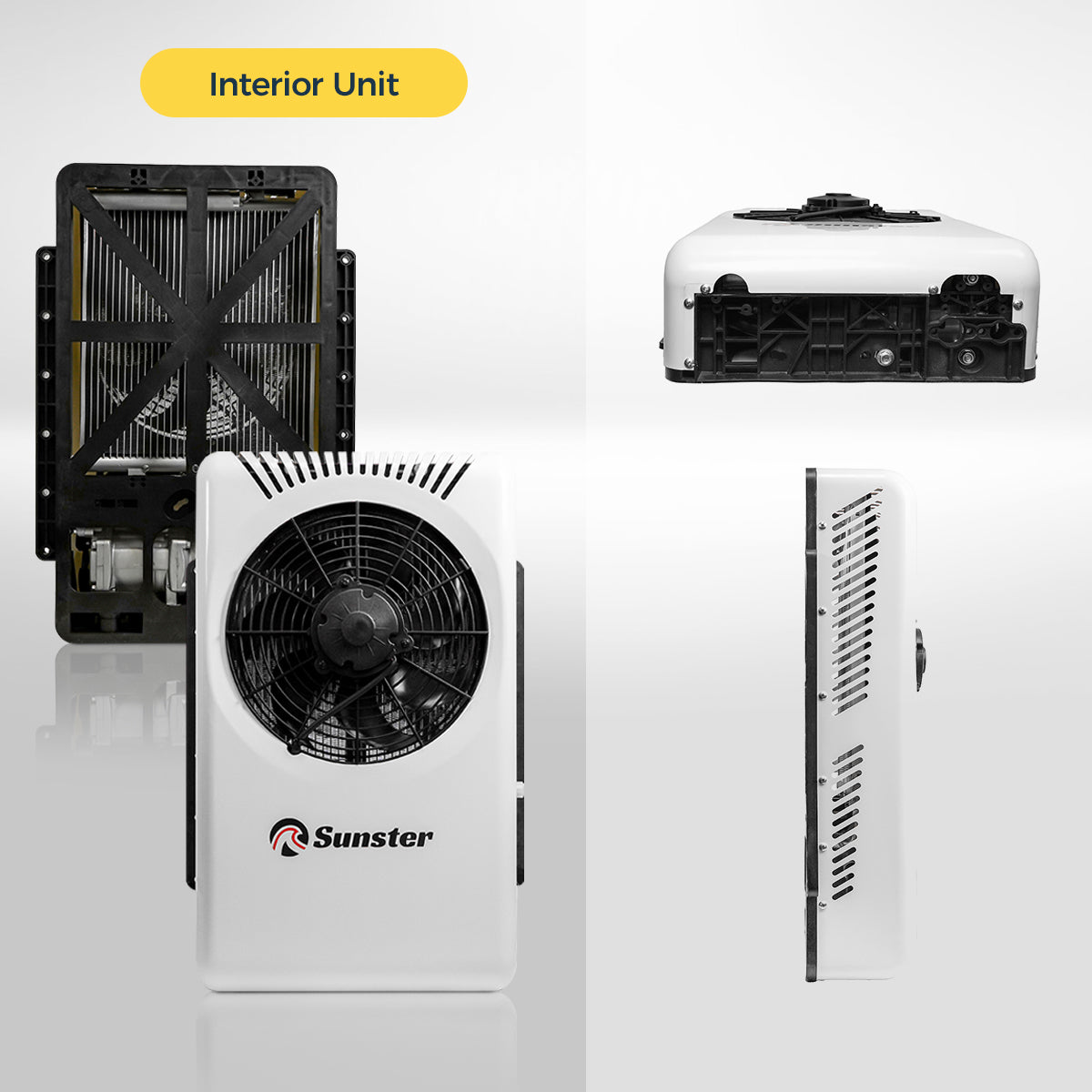 Sunster S-AC3 12V/24V Split-Type Parking Air Conditioner 12,000 BTU Efficient Cooling