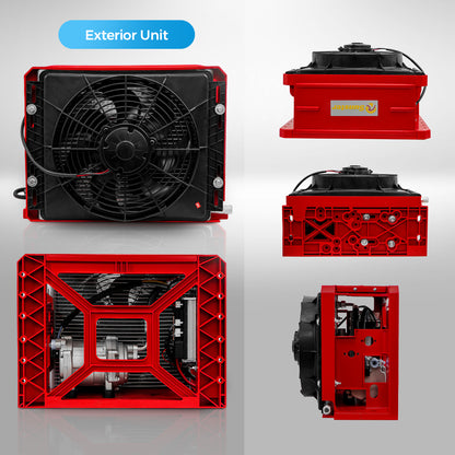 Sunster S-AC2 RV Air Conditioner 12V/24V Efficient Cooling