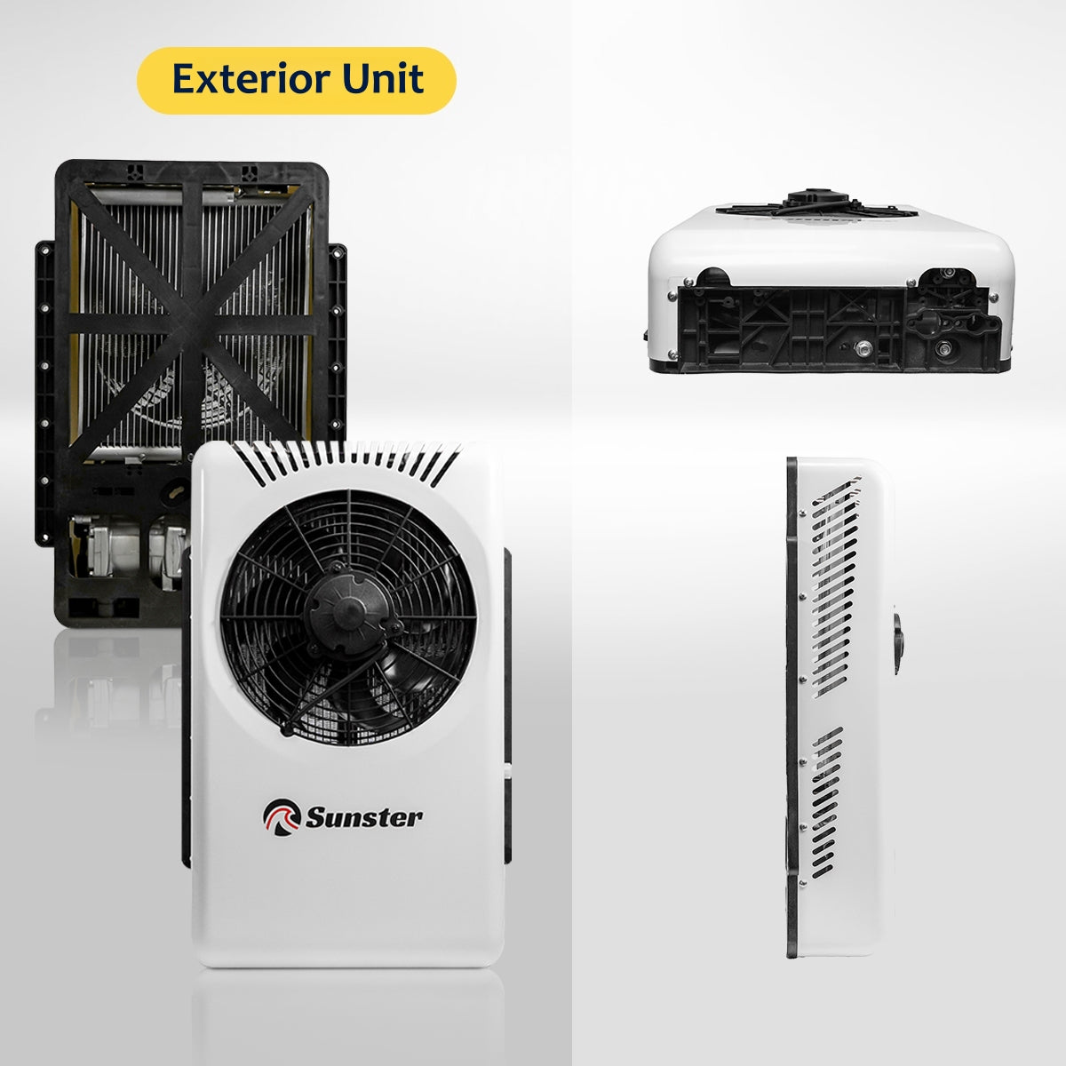 Sunster S-AC4 RV Air Conditioner 12V/24V Efficient Cooling
