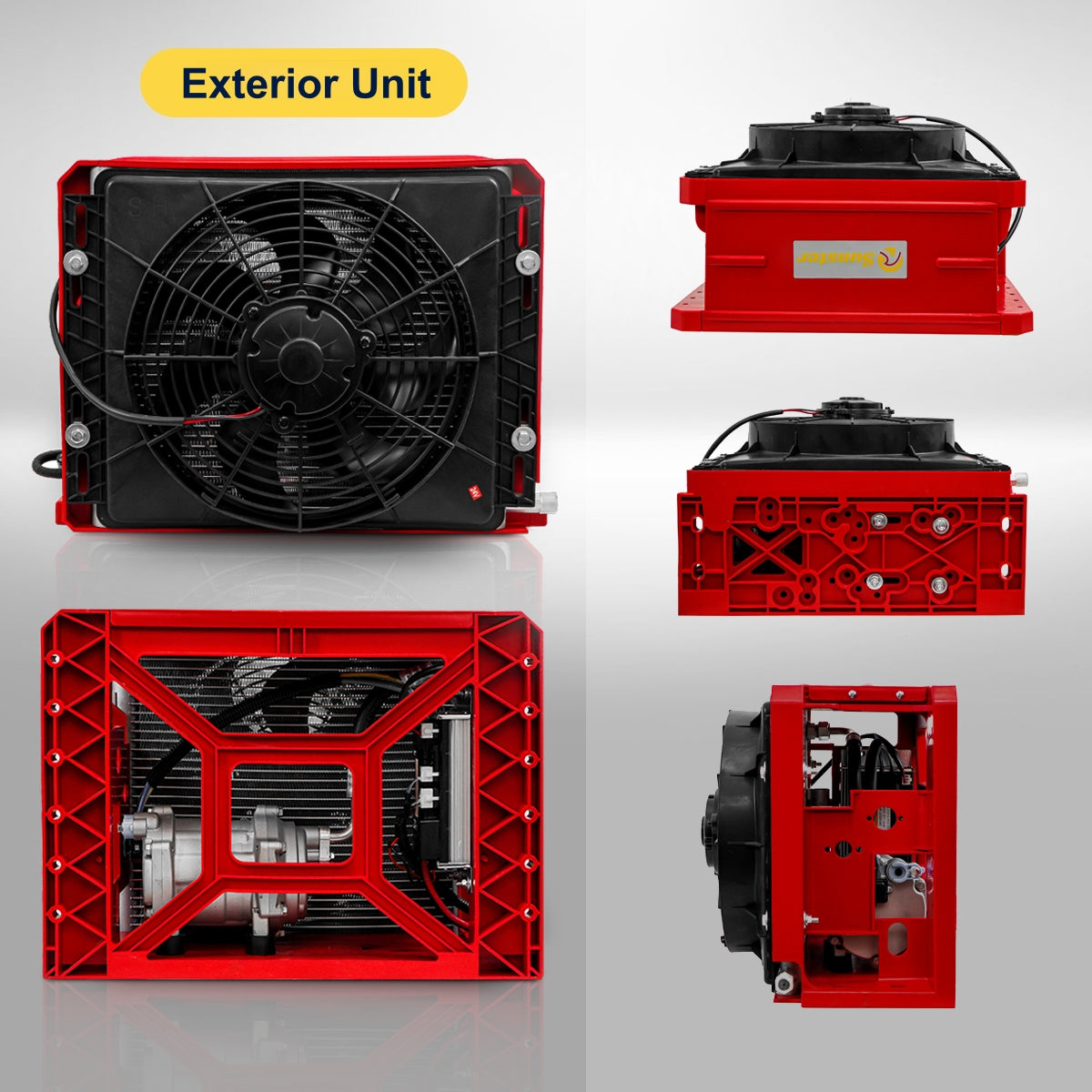Sunster S-AC1 RV Air Conditioner 12V/24V Efficient Cooling