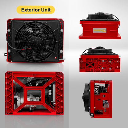 Sunster S-AC1 RV Air Conditioner 12V/24V Efficient Cooling
