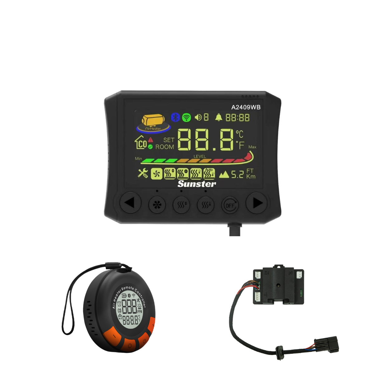 Sunster 2409PRO Bluetooth Controller for Diesel Heater