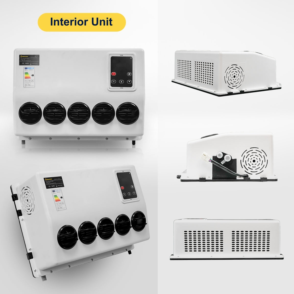 Sunster S-AC3 RV Air Conditioner 12V/24V Efficient Cooling