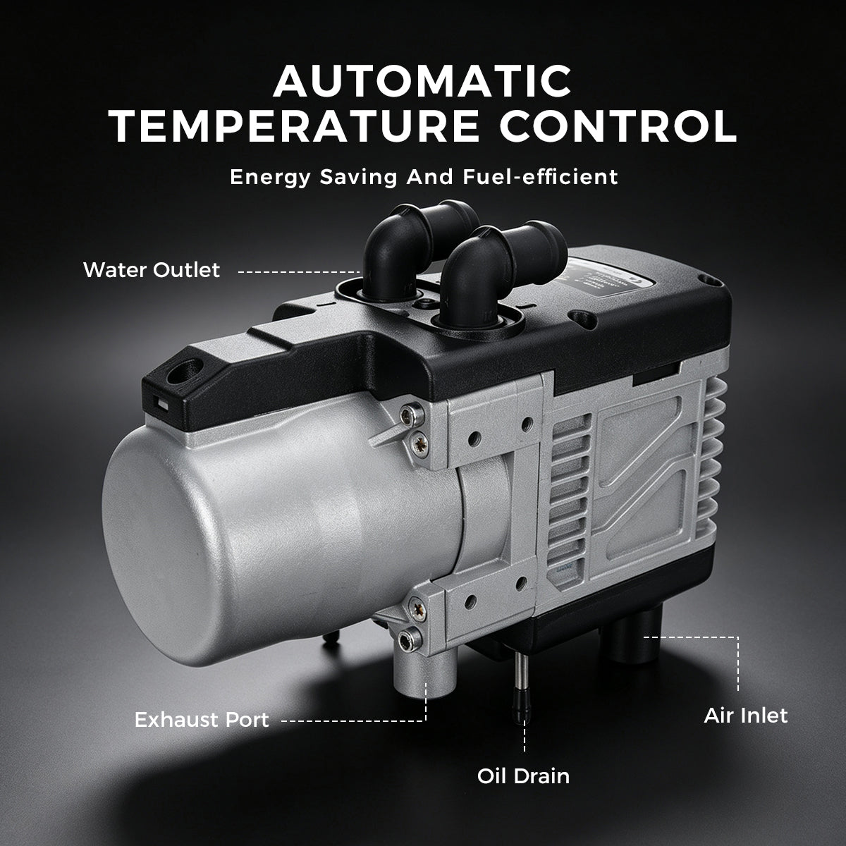 5KW  GSM 4G Control Water Parking Heater 12V Diesel/Gasoline, Engine Preheater