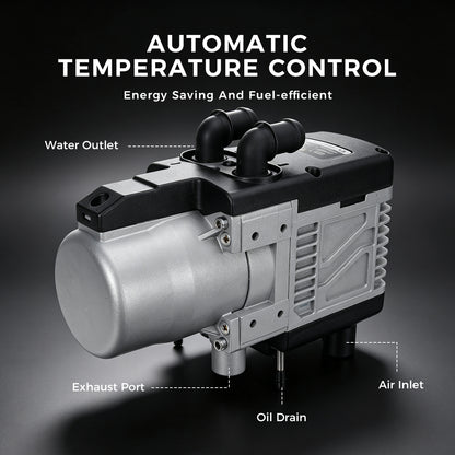 5KW  GSM 4G Control Water Parking Heater 12V Diesel/Gasoline, Engine Preheater