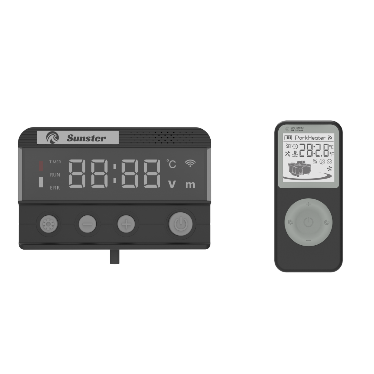 Sunster A2301S Water Heater Wireless Controller + R2301D Bidirectional Remote Set