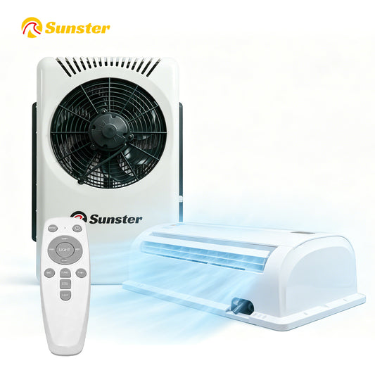Sunster S-AC4 RV Air Conditioner 12V/24V Efficient Cooling