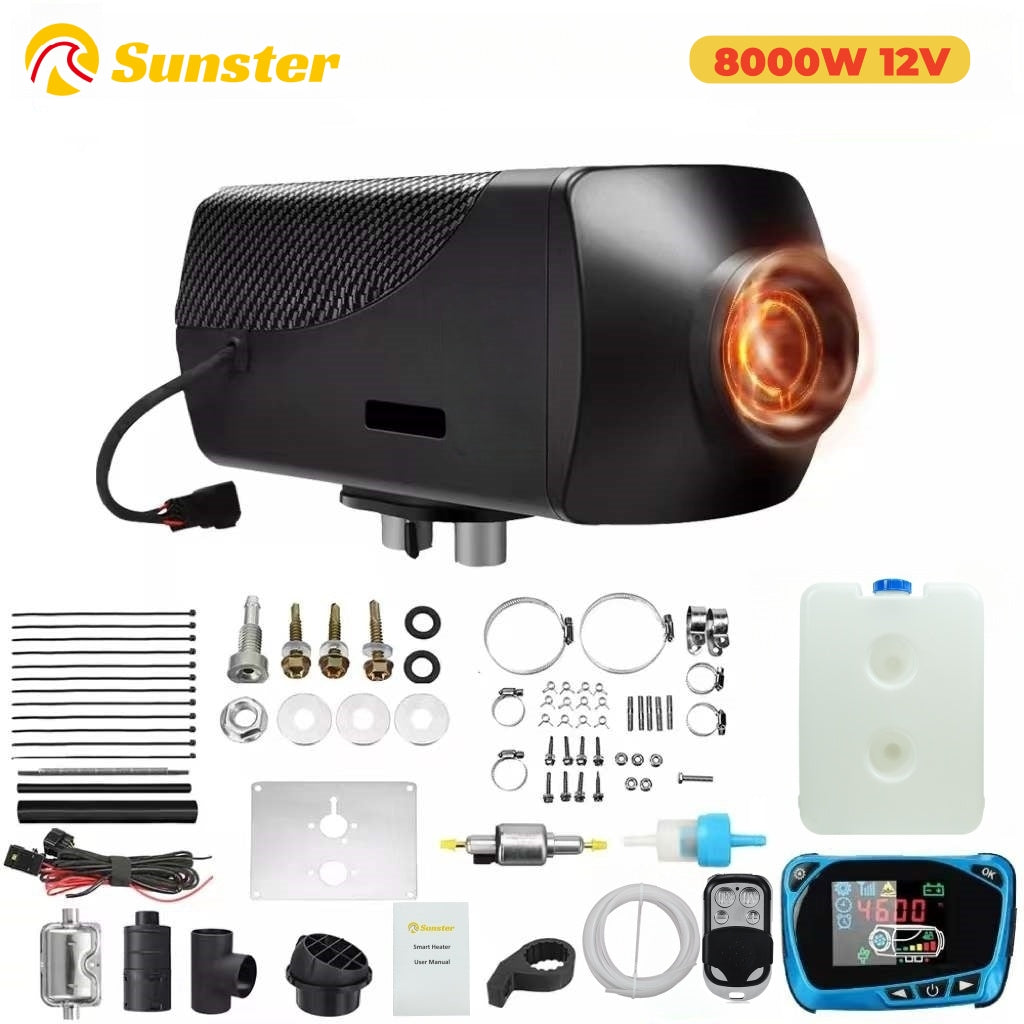Sunster A2018 Diesel Heater 8KW 12V, Traditional Classic Version