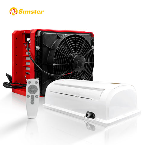 Sunster S-AC2 RV Air Conditioner 12V/24V Ultra Quiet AC Efficient Cooling