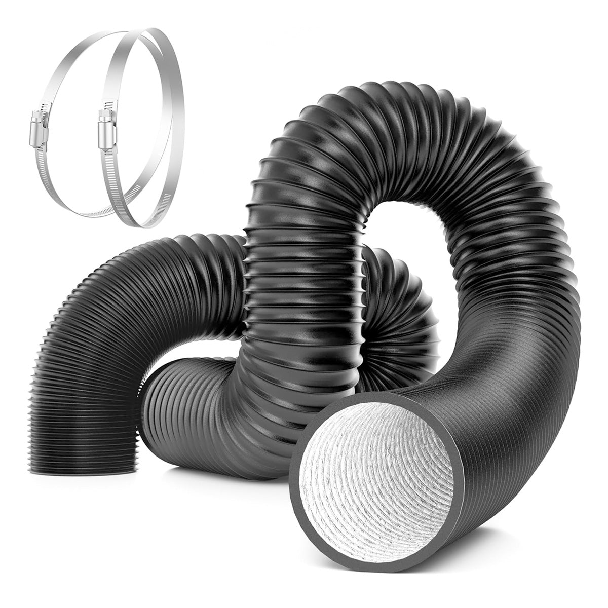 A755 75mm 500cm Flexible Scalable Outlet Duct Pipe