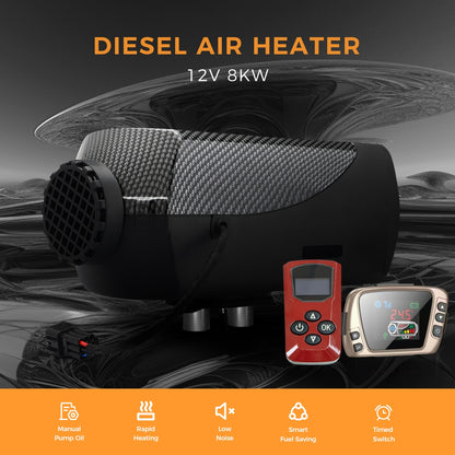 Sunster A2018G Diesel Heater 8KW 12V, Traditional Classic Version
