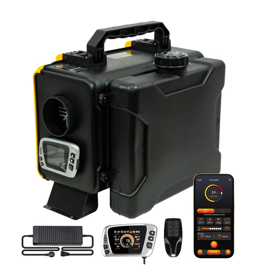 Sunster HTB1 Diesel Heater 8KW 12V 110-240V, ToolBox Bluetooth Version