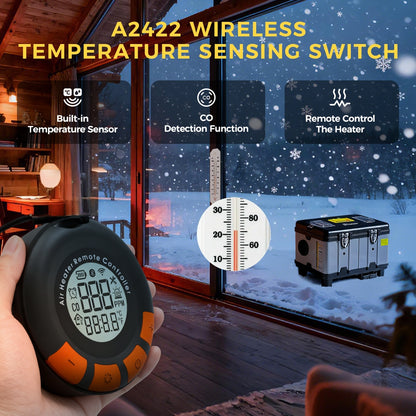 Sunster TB10PRO Diesel Heater 8KW 12/24V 110-240V With Wireless Temperature Remote Control, ToolBox Bluetooth Upgrade Version