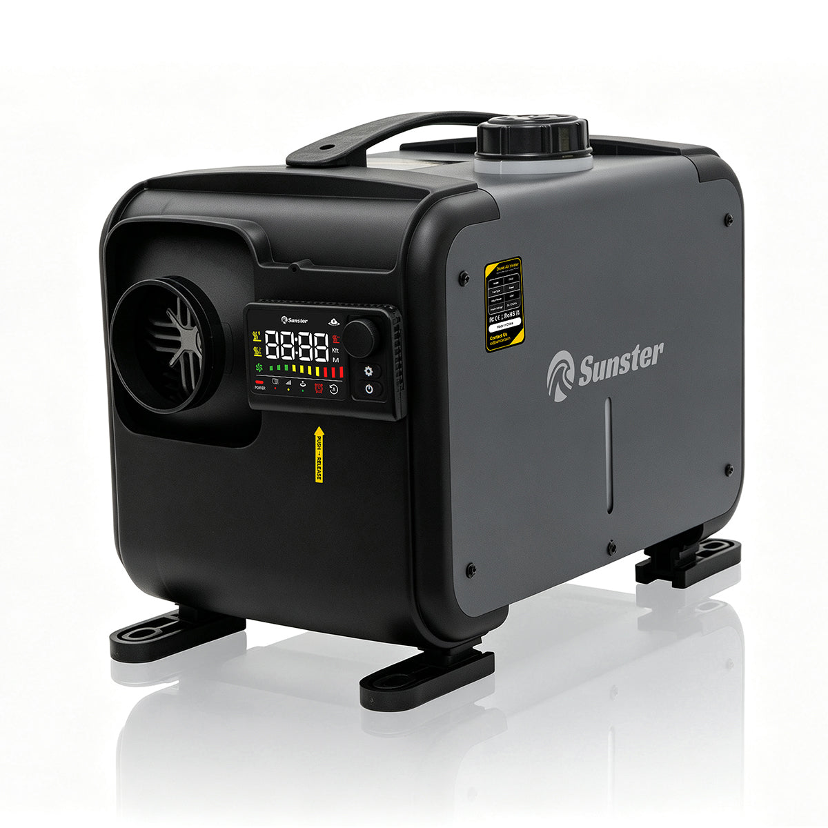 Sunster TP G1 LTE-4G Diesel Heater 8KW 12/24V 110-240V, All-in-One Bluetooth with 2602BLTE Panel