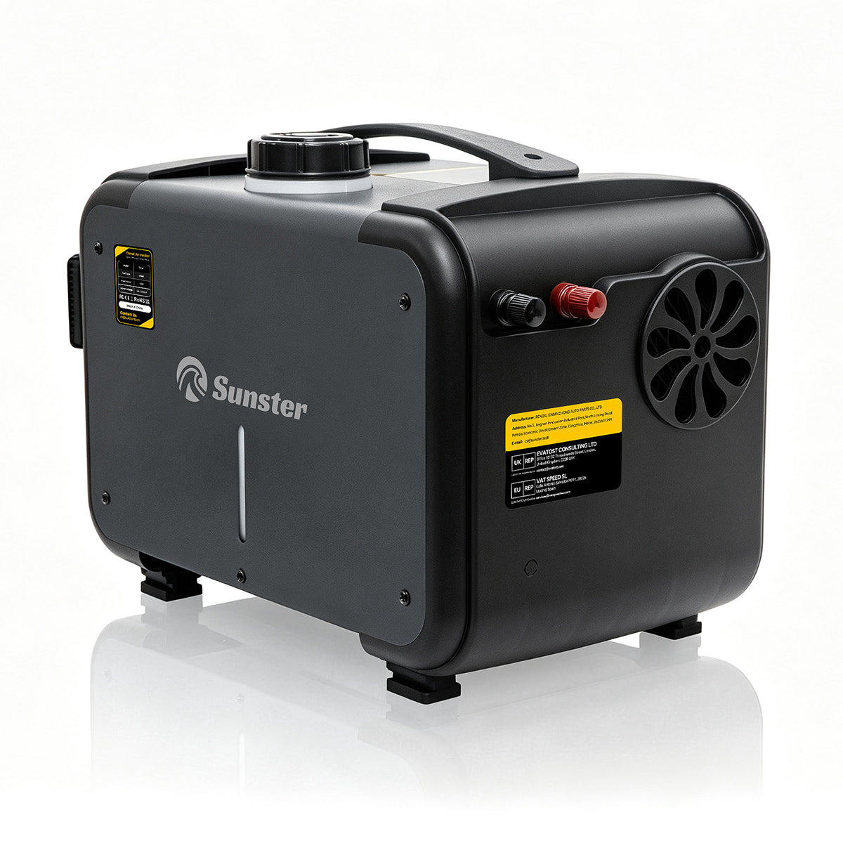 Sunster TP G1 LTE-4G Diesel Heater 8KW 12/24V 110-240V, All-in-One Bluetooth with 2602BLTE Panel