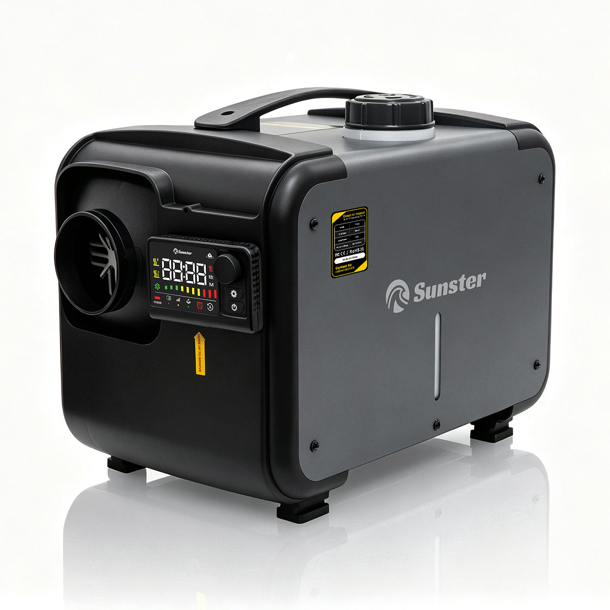Sunster TP G1 LTE-4G Diesel Heater 8KW 12/24V 110-240V, All-in-One Bluetooth with 2602BLTE Panel