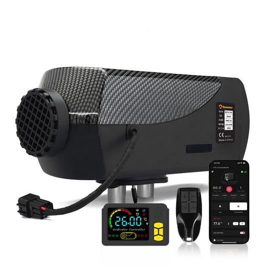 Sunster A2200BS Diesel Heater 8KW 12/24V, Traditional Bluetooth Version