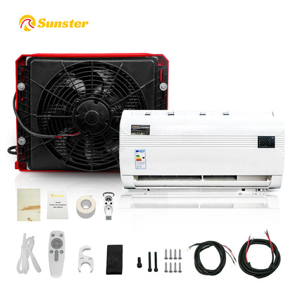 Sunster S-AC2 RV Air Conditioner 12V/24V Efficient Cooling