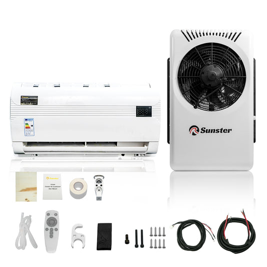 Sunster S-AC4 RV Air Conditioner 12V/24V Efficient Cooling