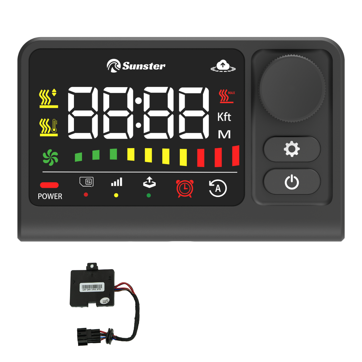 Sunster 2602BLTES 4G Controller for Air Heater with B249 Smart Control Mainboard