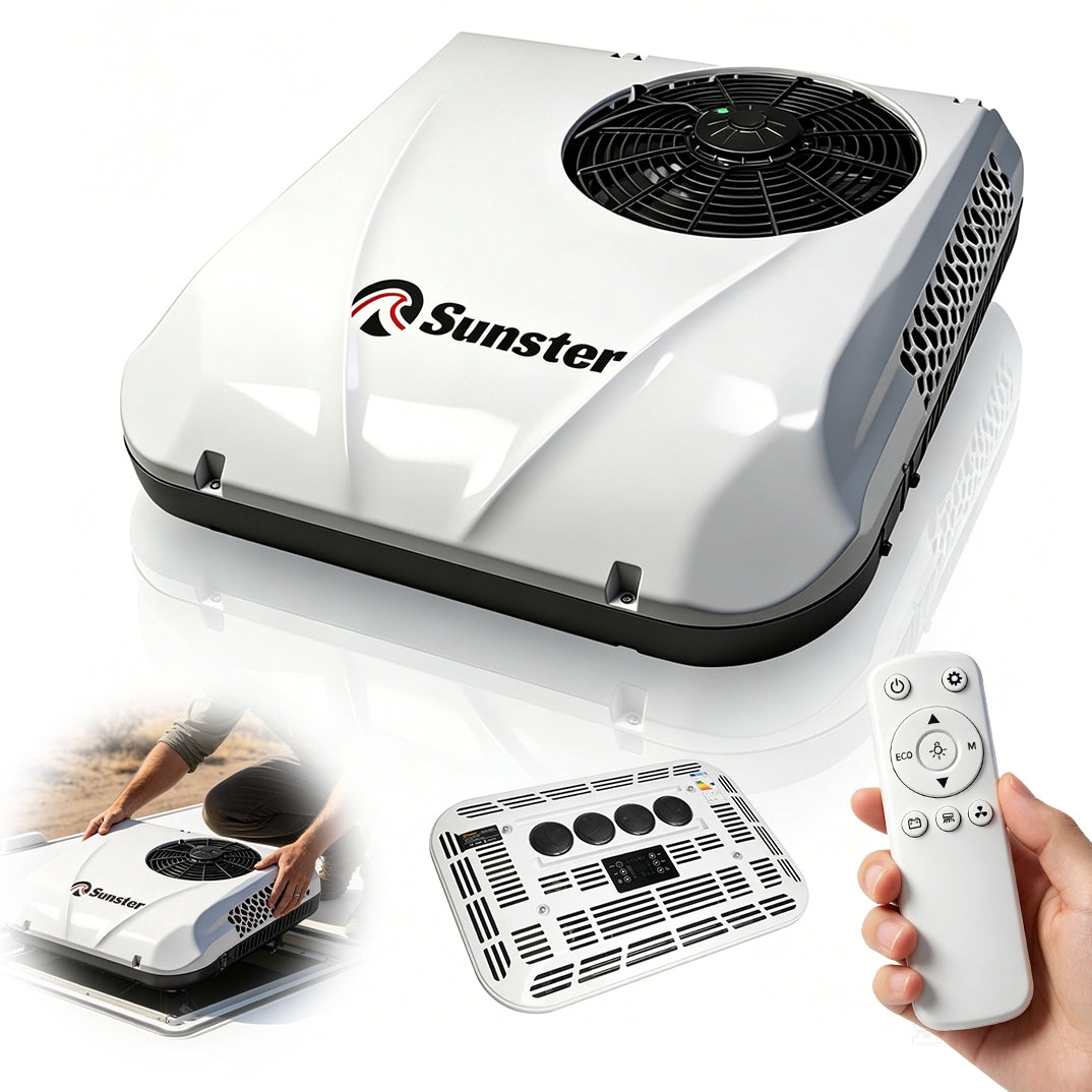 Sunster RV Roof Air Conditioner 12V/24V Efficient Cooling DDK-KTD1