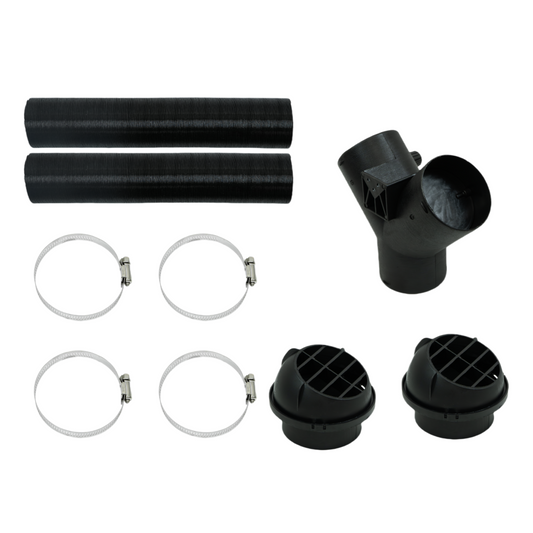 A791 75mm Diesel Heater Warm Pipe Ducting Set