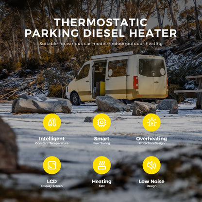 Sunster A2013SL Diesel Heater 8KW 12/24V, All in One Classic Version