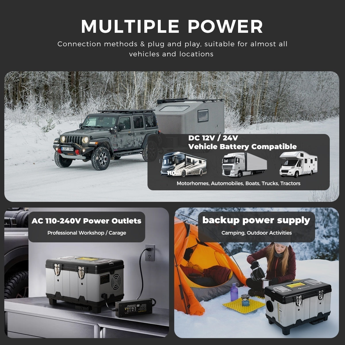 Sunster TB10 Diesel Heater 8KW 12/24V 110-240V, ToolBox WIFI Bluetooth Upgrade Version (Pre-order Sale)