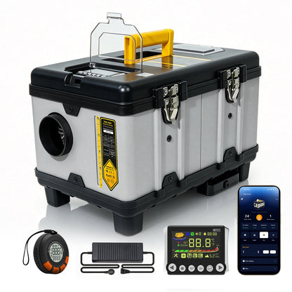 Sunster TB 10PRO Bluetooth Diesel Heater 8KW 12/24V 110-240V, Wireless Smart Remote with CO monitoring,2026 Version