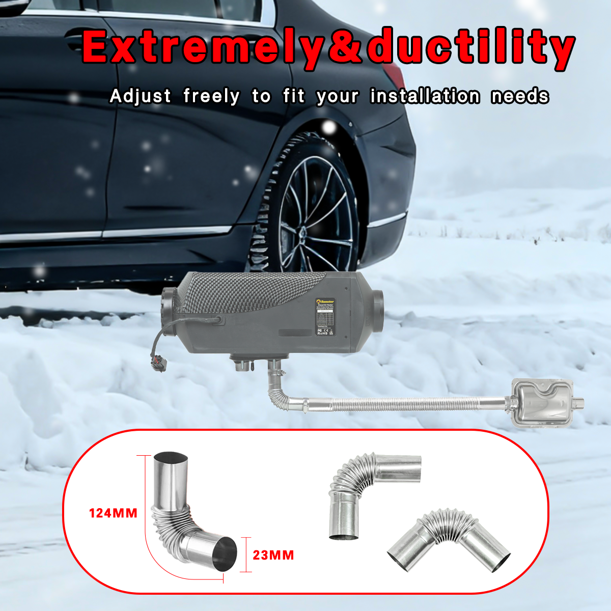 A725 Exhaust Pipe Tube Elbow Connector