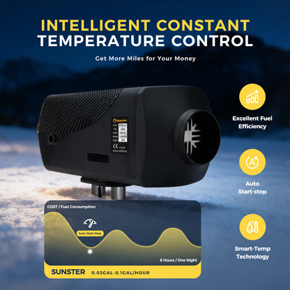 8KW Split Diesel Air Heater GSM 4G EU UK AU Version For Camper Van