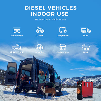 Sunster A2018GL Diesel Heater 8KW 12V, All in One Classic Version