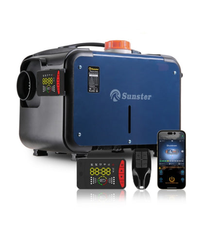 Diesel Heater 8KW 12/24V, Horizontal All-in-One